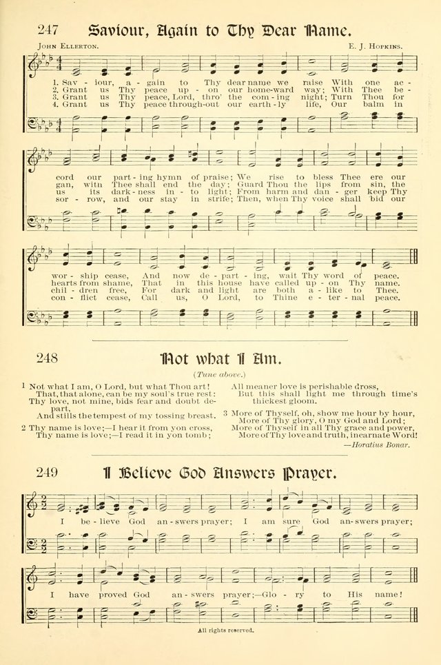 Hymns of the Christian Life. No. 3: for church worship, conventions, evangelistic services, prayer meetings, missionary meetings, revival services, rescue mission work and Sunday schools page 235