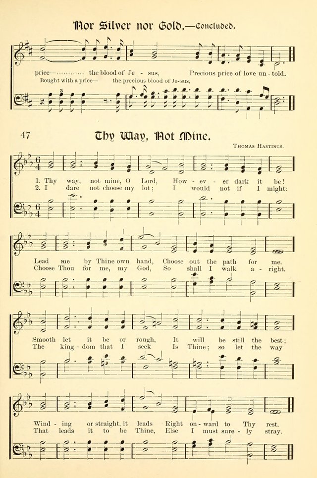 Hymns of the Christian Life. No. 3: for church worship, conventions, evangelistic services, prayer meetings, missionary meetings, revival services, rescue mission work and Sunday schools page 47