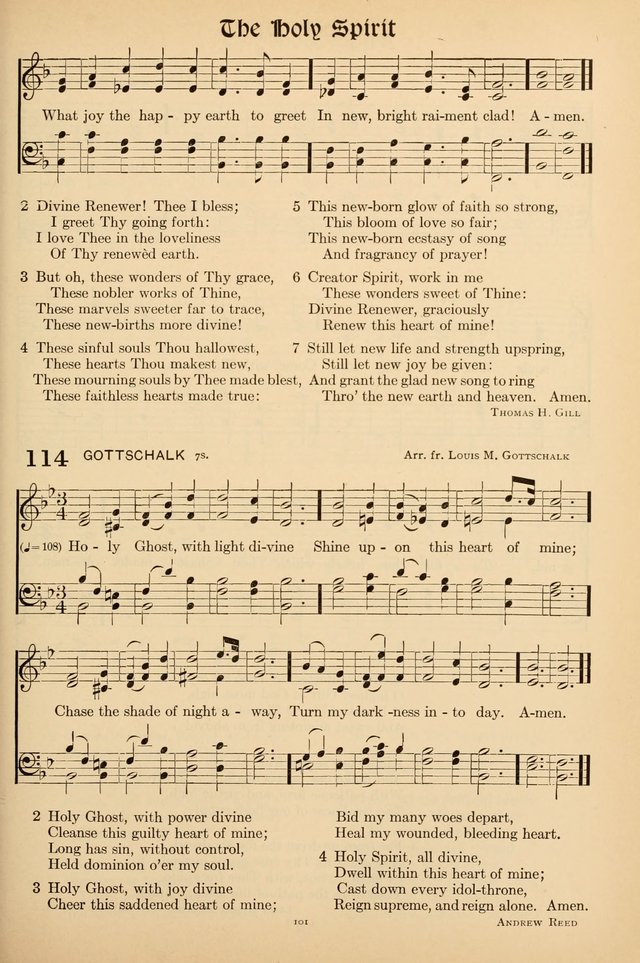 Hymns of the Church: new and old page 103
