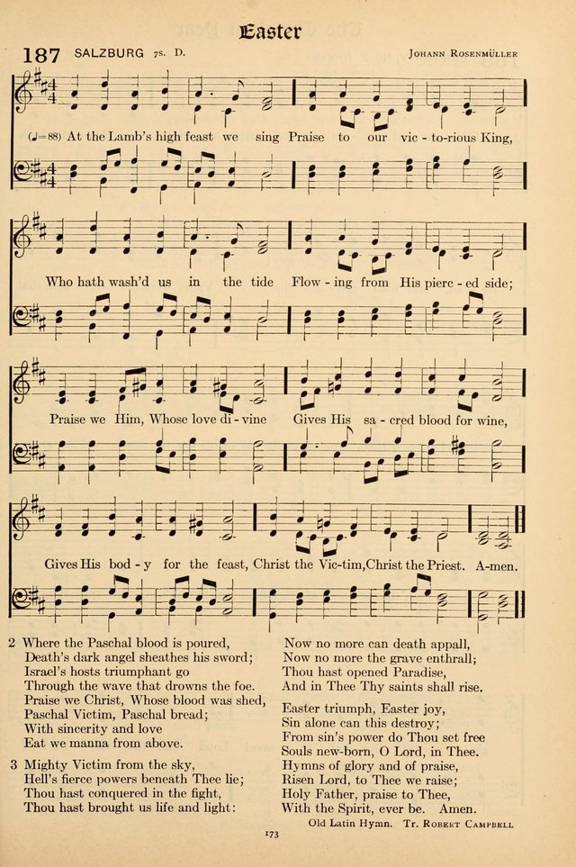 Hymns of the Church: new and old page 181