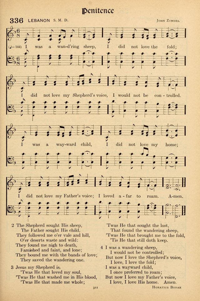 Hymns of the Church: new and old page 319
