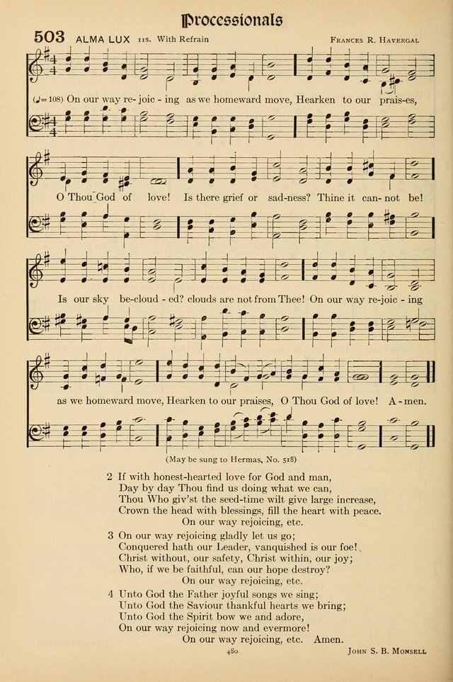Hymns of the Church: new and old page 488