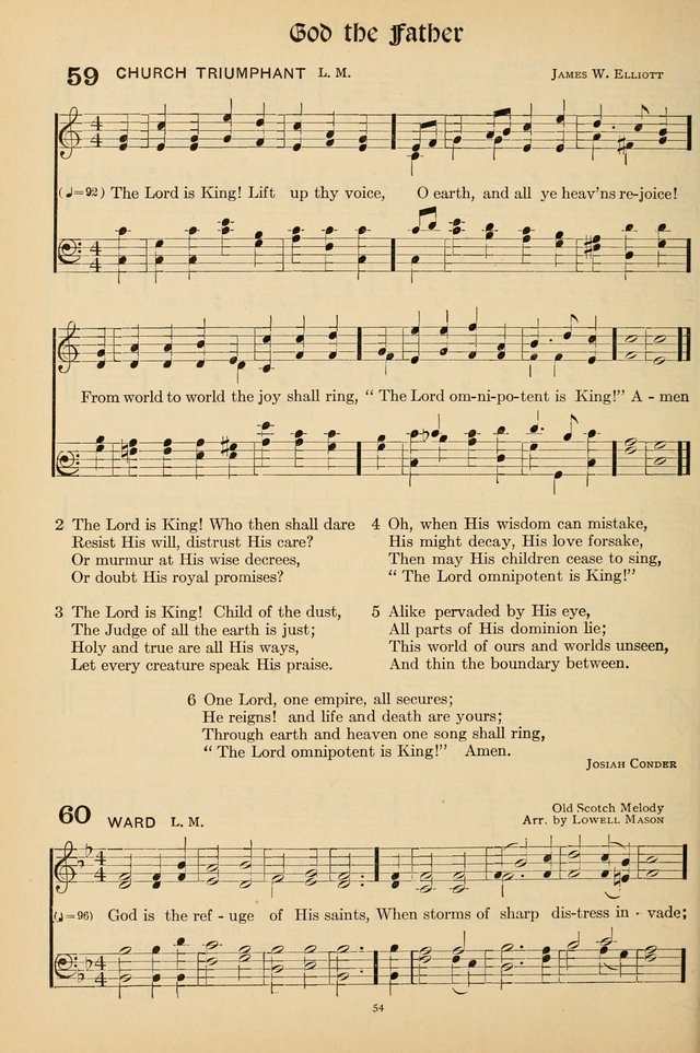 Hymns of the Church: new and old page 54