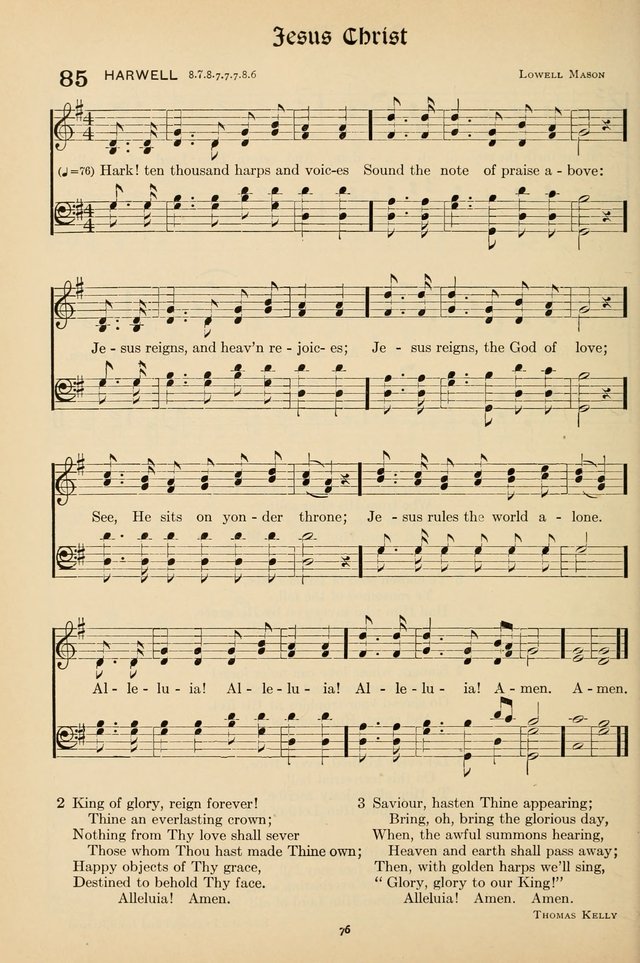 Hymns of the Church: new and old page 76
