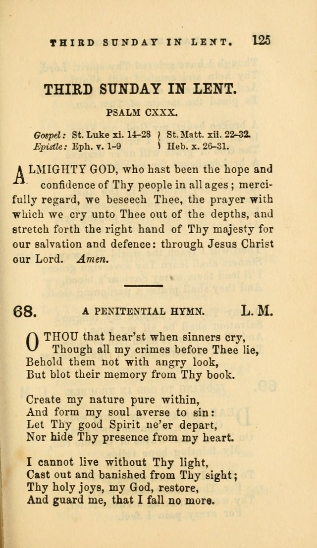 Hymns and Chants: with offices of devotion. For use in Sunday-schools, parochial and week day schools, seminaries and colleges. Arranged according to the Church year page 125
