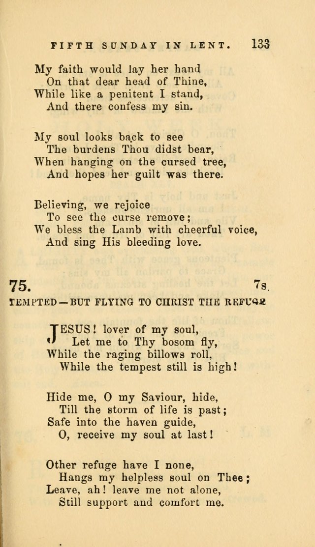 Hymns and Chants: with offices of devotion. For use in Sunday-schools, parochial and week day schools, seminaries and colleges. Arranged according to the Church year page 133