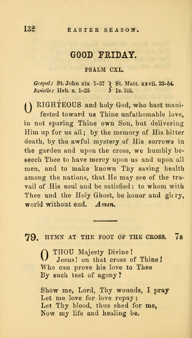 Hymns and Chants: with offices of devotion. For use in Sunday-schools, parochial and week day schools, seminaries and colleges. Arranged according to the Church year page 138
