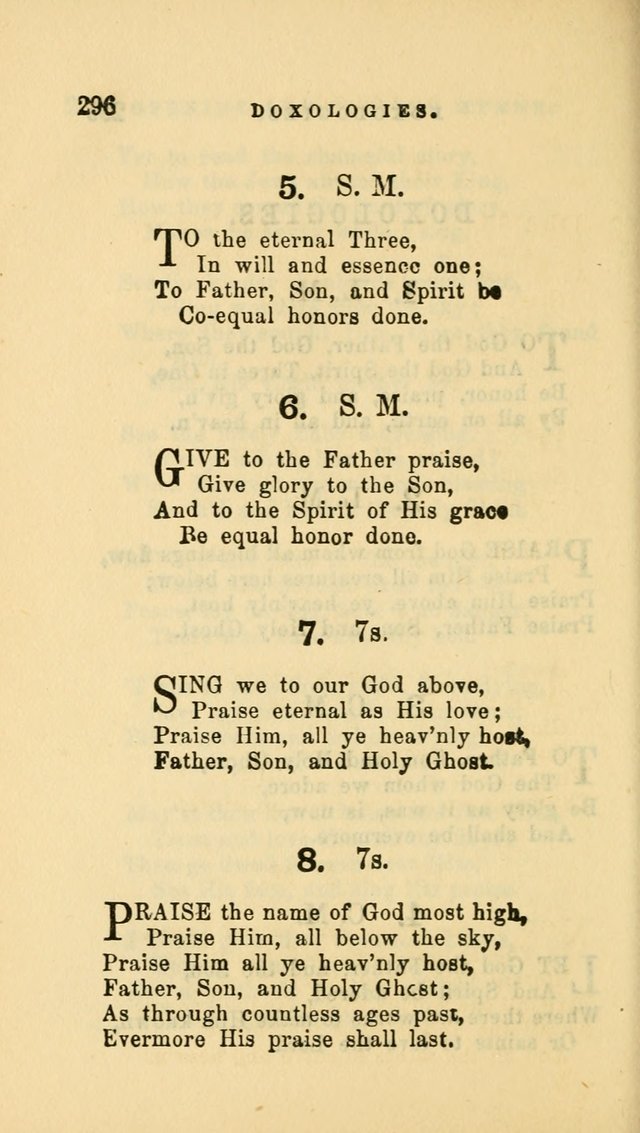 Hymns and Chants: with offices of devotion. For use in Sunday-schools, parochial and week day schools, seminaries and colleges. Arranged according to the Church year page 296