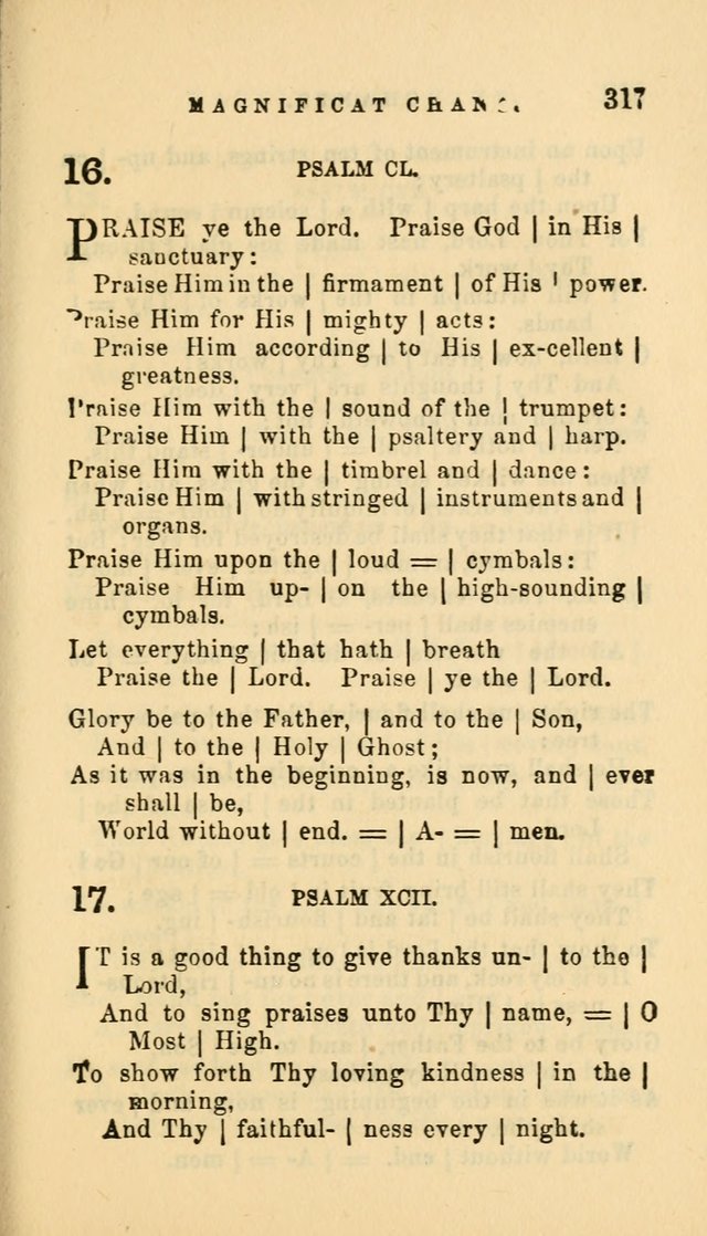 Hymns and Chants: with offices of devotion. For use in Sunday-schools, parochial and week day schools, seminaries and colleges. Arranged according to the Church year page 317