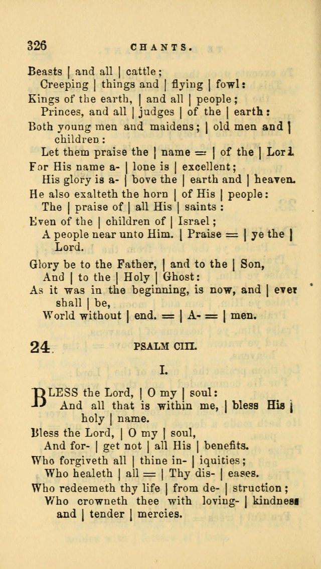 Hymns and Chants: with offices of devotion. For use in Sunday-schools, parochial and week day schools, seminaries and colleges. Arranged according to the Church year page 326