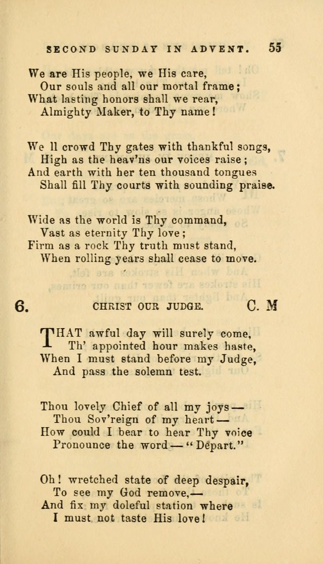 Hymns and Chants: with offices of devotion. For use in Sunday-schools, parochial and week day schools, seminaries and colleges. Arranged according to the Church year page 55