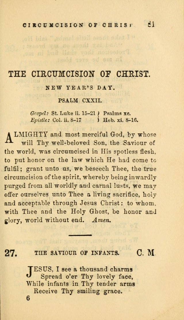Hymns and Chants: with offices of devotion. For use in Sunday-schools, parochial and week day schools, seminaries and colleges. Arranged according to the Church year page 81