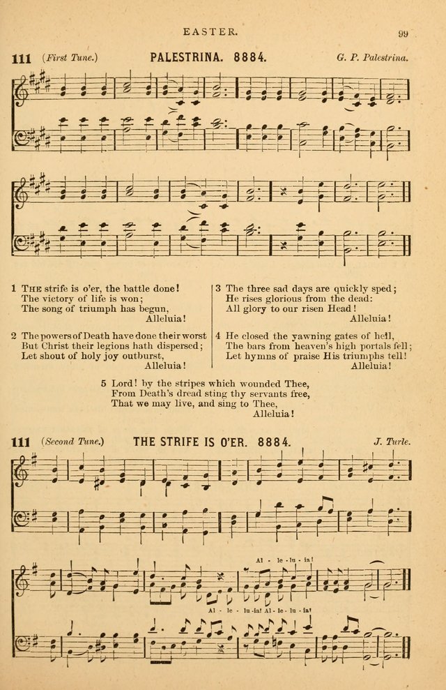 Hymnal Companion to the Prayer Book: suited to the special seasons of the Christian year, and other occasions of public worship, as well as for use in the Sunday-school...With accompanying tunes page 100
