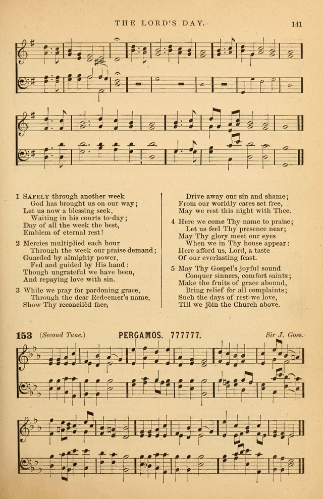 Hymnal Companion to the Prayer Book: suited to the special seasons of the Christian year, and other occasions of public worship, as well as for use in the Sunday-school...With accompanying tunes page 142