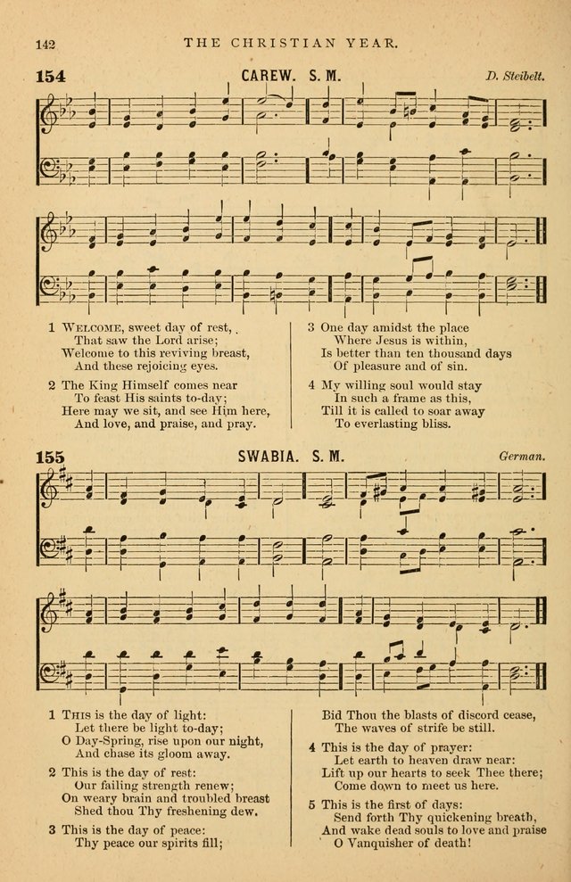 Hymnal Companion to the Prayer Book: suited to the special seasons of the Christian year, and other occasions of public worship, as well as for use in the Sunday-school...With accompanying tunes page 143