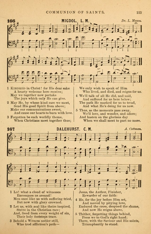 Hymnal Companion to the Prayer Book: suited to the special seasons of the Christian year, and other occasions of public worship, as well as for use in the Sunday-school...With accompanying tunes page 154