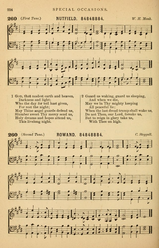 Hymnal Companion to the Prayer Book: suited to the special seasons of the Christian year, and other occasions of public worship, as well as for use in the Sunday-school...With accompanying tunes page 227