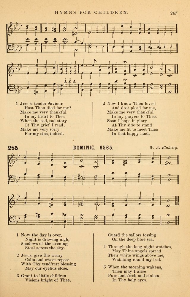 Hymnal Companion to the Prayer Book: suited to the special seasons of the Christian year, and other occasions of public worship, as well as for use in the Sunday-school...With accompanying tunes page 250
