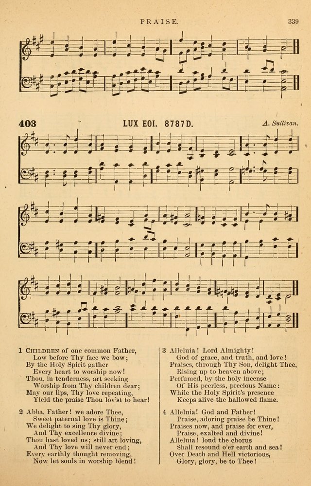 Hymnal Companion to the Prayer Book: suited to the special seasons of the Christian year, and other occasions of public worship, as well as for use in the Sunday-school...With accompanying tunes page 342