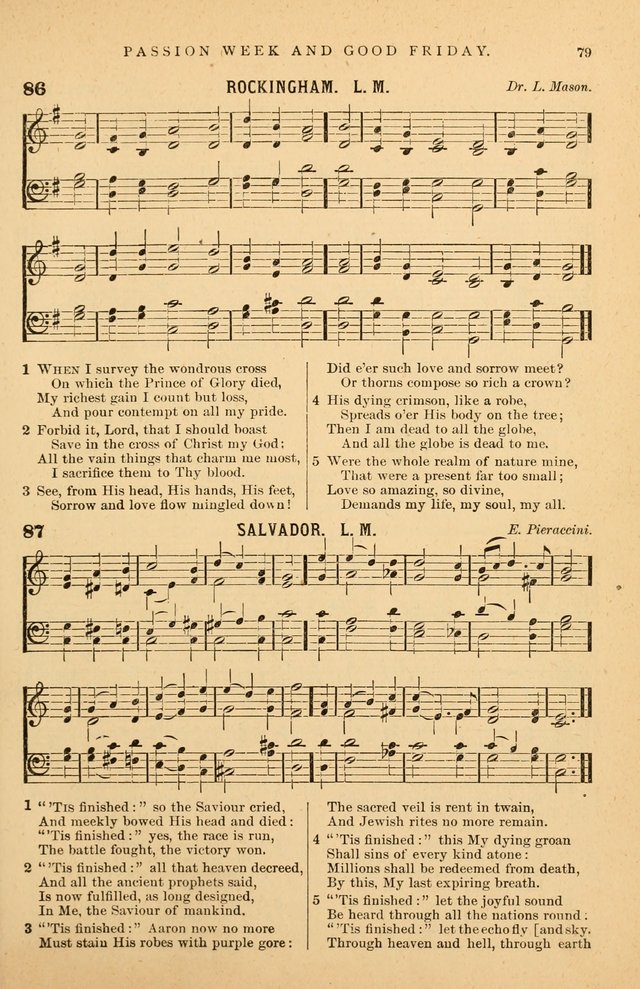Hymnal Companion to the Prayer Book: suited to the special seasons of the Christian year, and other occasions of public worship, as well as for use in the Sunday-school...With accompanying tunes page 80