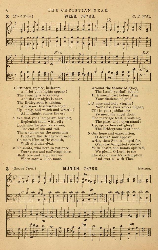 Hymnal Companion to the Prayer Book: suited to the special seasons of the Christian year, and other occasions of public worship, as well as for use in the Sunday-school...With accompanying tunes page 9