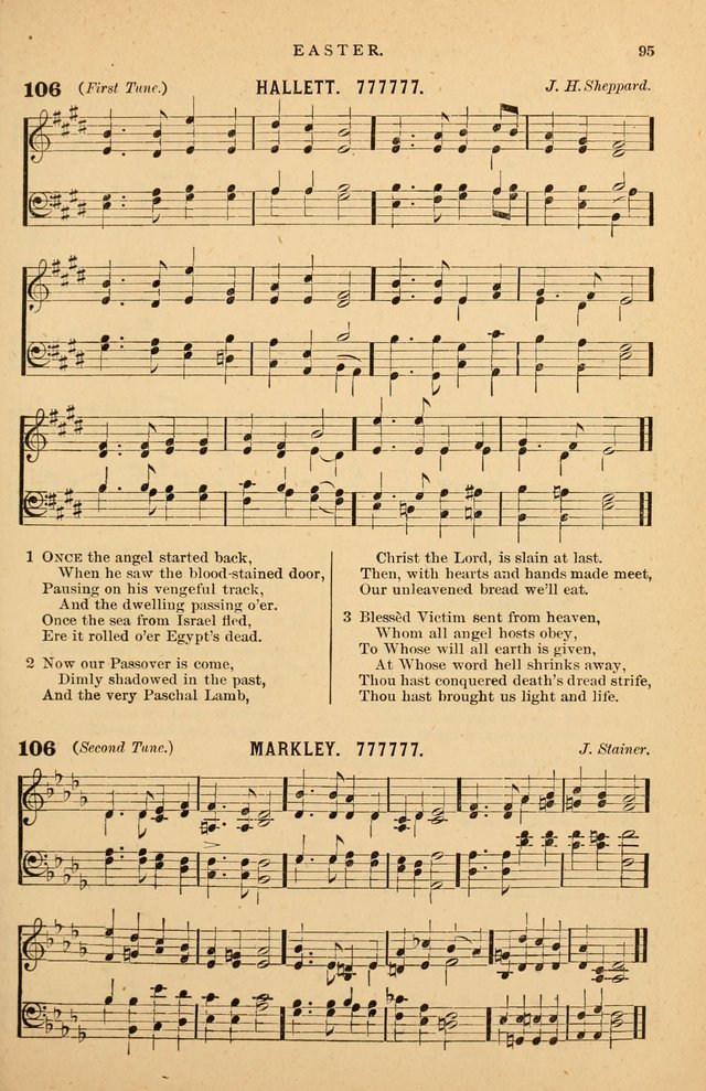 Hymnal Companion to the Prayer Book: suited to the special seasons of the Christian year, and other occasions of public worship, as well as for use in the Sunday-school...With accompanying tunes page 96