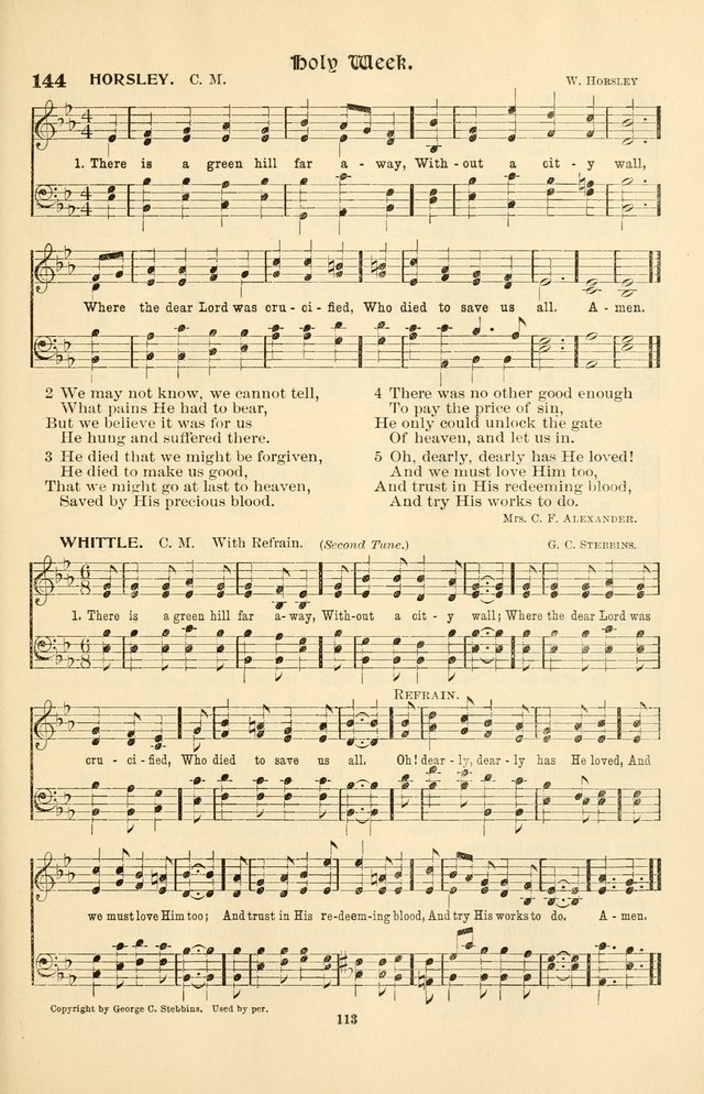 Hymnal Companion to the Prayer Book: with accompanying tunes page 115