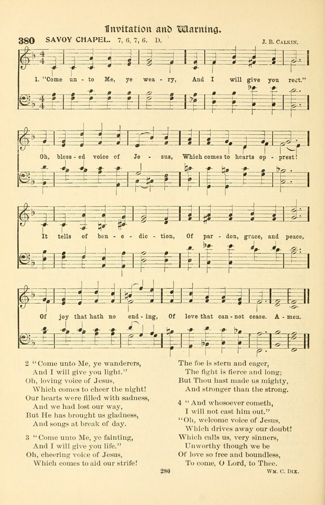 Hymnal Companion to the Prayer Book: with accompanying tunes page 286