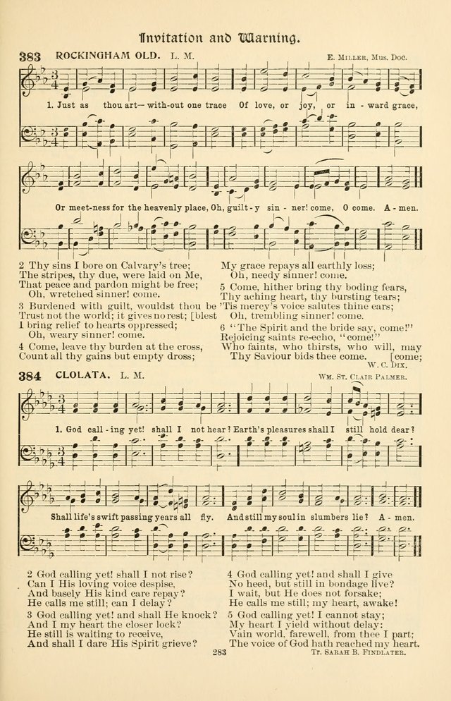 Hymnal Companion to the Prayer Book: with accompanying tunes page 289