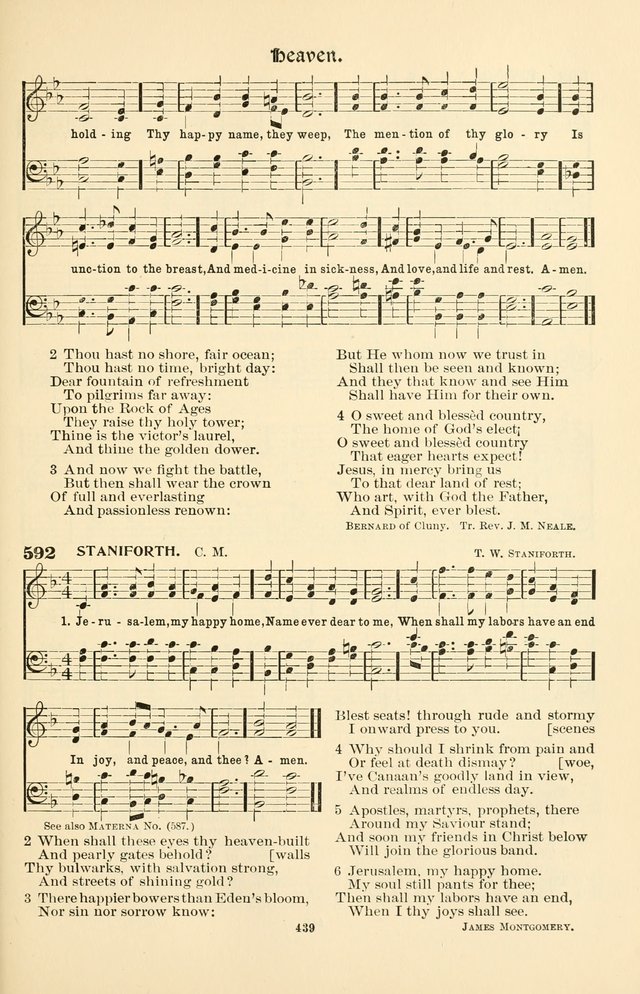 Hymnal Companion to the Prayer Book: with accompanying tunes page 449