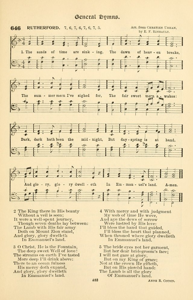 Hymnal Companion to the Prayer Book: with accompanying tunes page 493