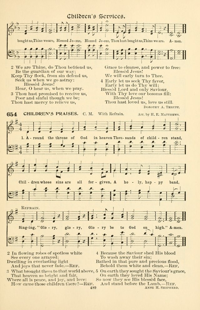 Hymnal Companion to the Prayer Book: with accompanying tunes page 499