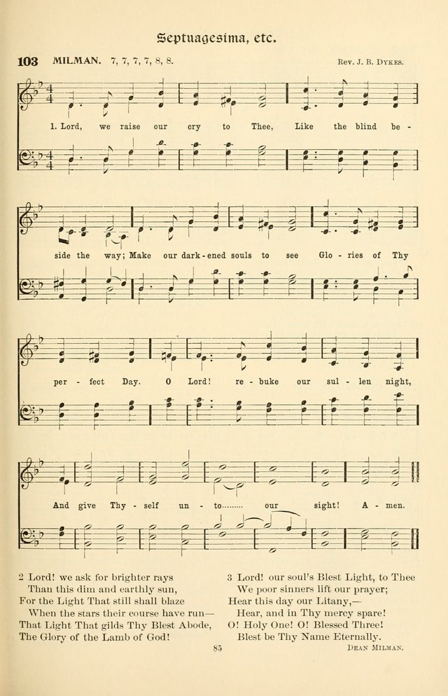Hymnal Companion to the Prayer Book: with accompanying tunes page 87