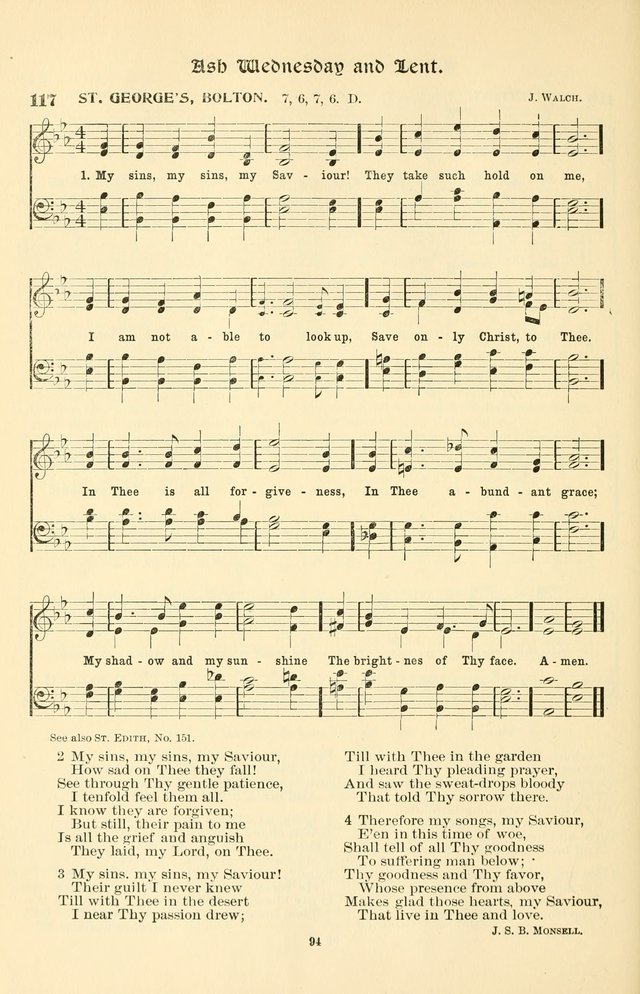 Hymnal Companion to the Prayer Book: with accompanying tunes page 96