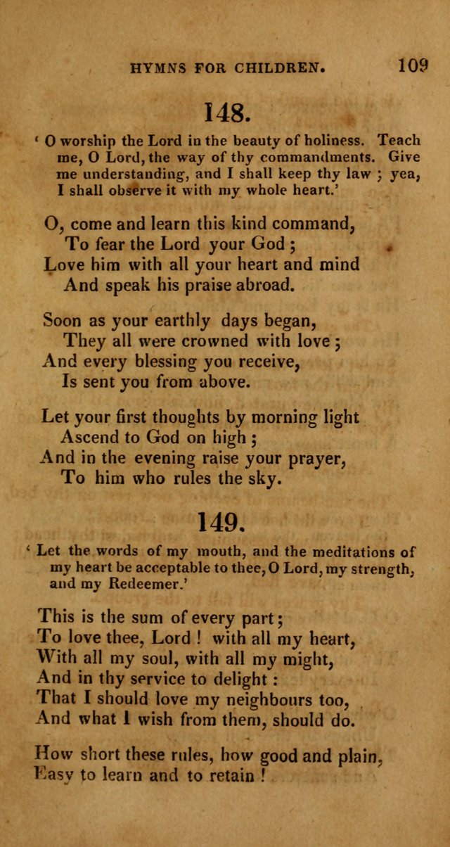 Hymns for Children, Selected and Altered page 102