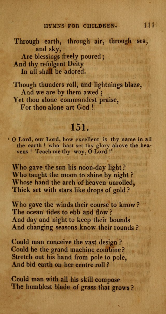 Hymns for Children, Selected and Altered page 104