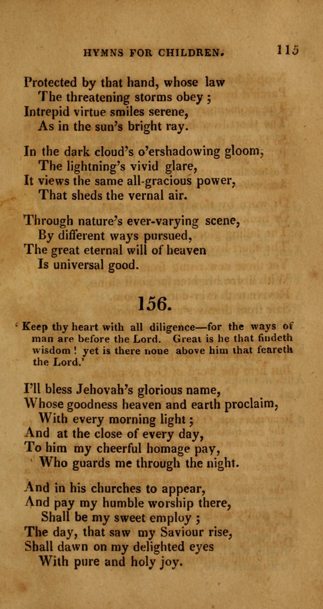 Hymns for Children, Selected and Altered page 108