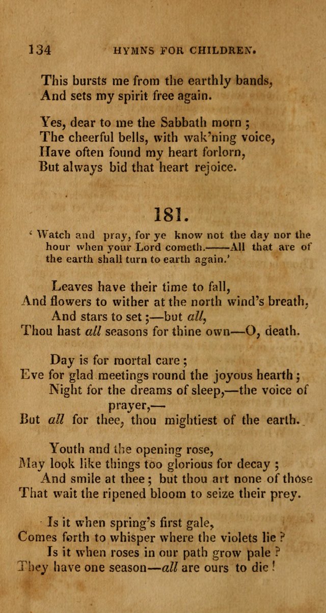 Hymns for Children, Selected and Altered page 127