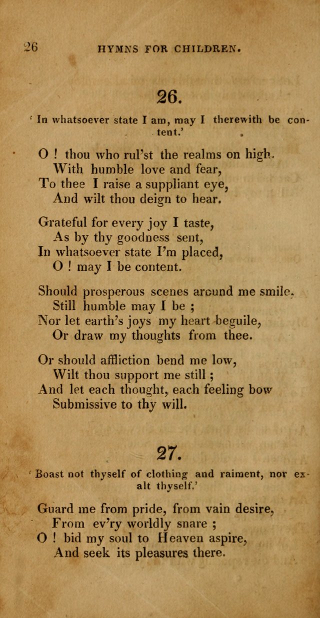 Hymns for Children, Selected and Altered page 19