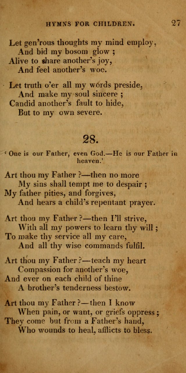 Hymns for Children, Selected and Altered page 20