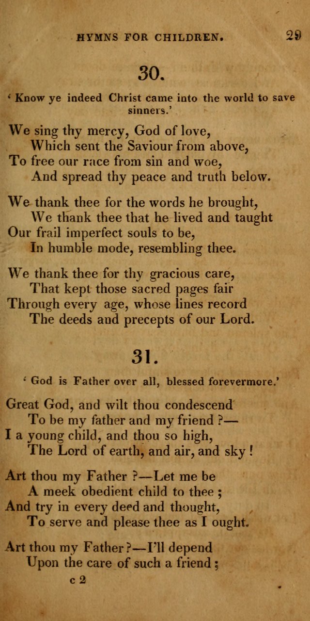 Hymns for Children, Selected and Altered page 22