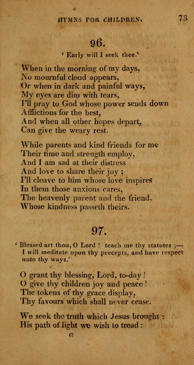 Hymns for Children, Selected and Altered page 66