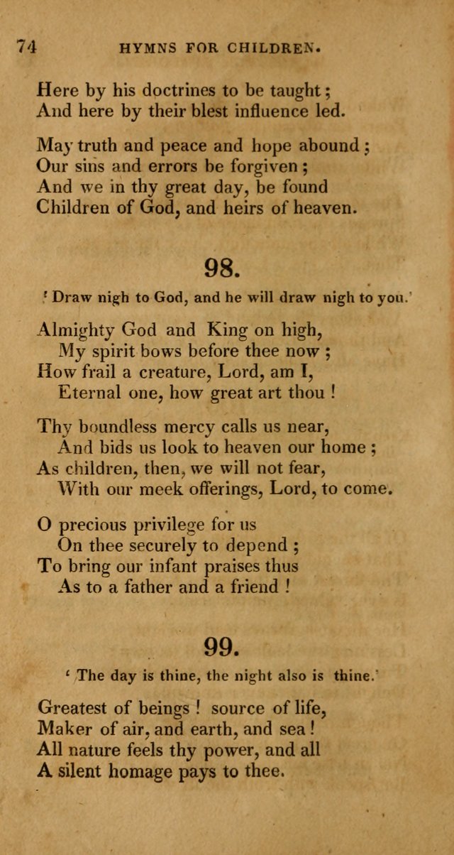 Hymns for Children, Selected and Altered page 67