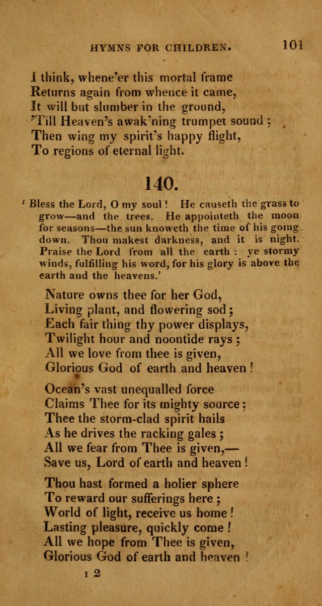 Hymns for Children, Selected and Altered page 94