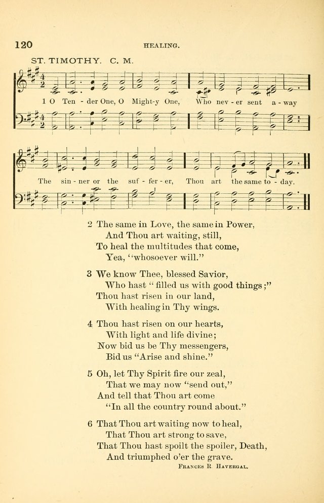 Hymnal for Christian Science Church and Sunday School Services page 120