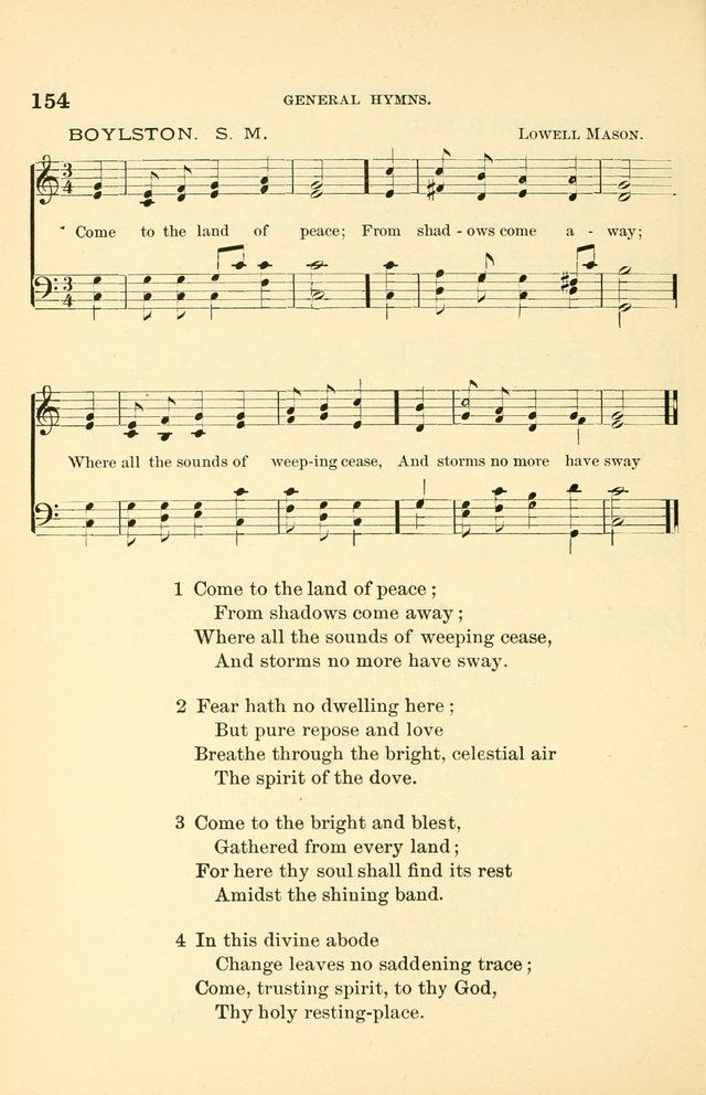 Hymnal for Christian Science Church and Sunday School Services page 154