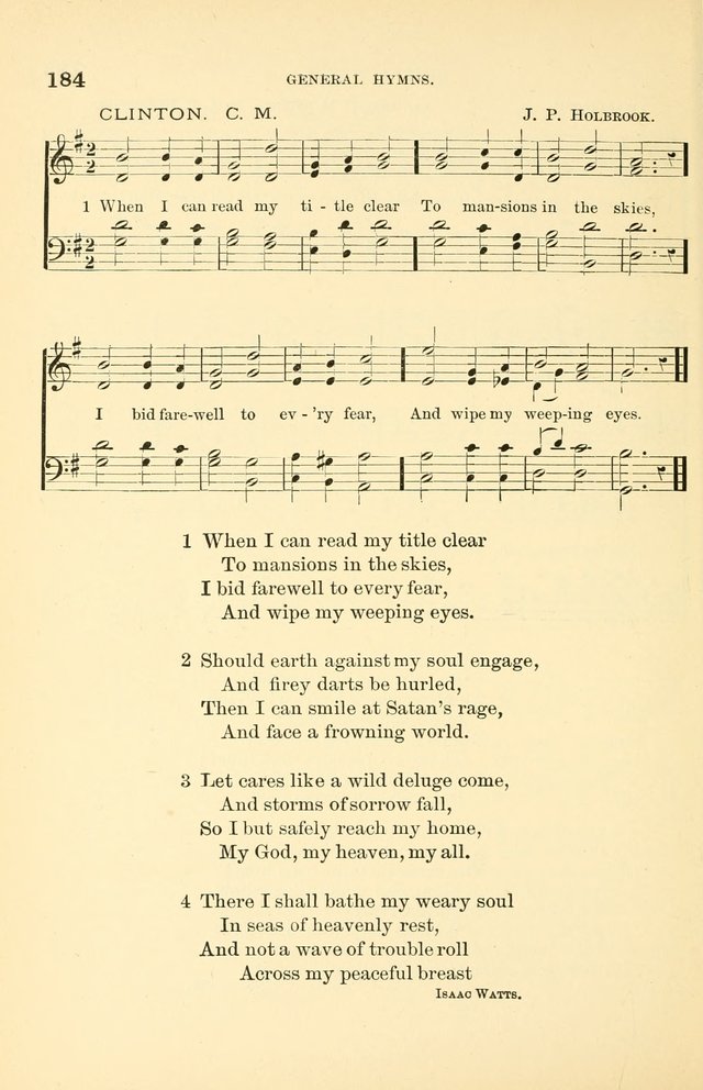 Hymnal for Christian Science Church and Sunday School Services page 184