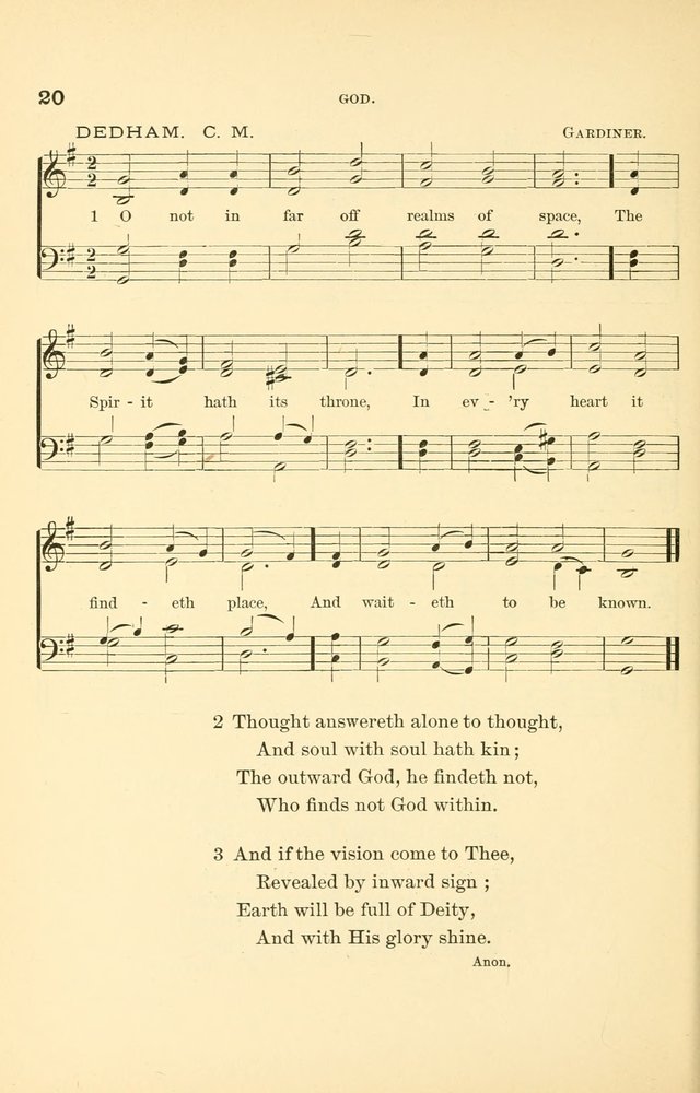 Hymnal for Christian Science Church and Sunday School Services page 20