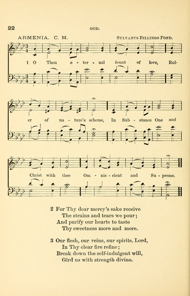 Hymnal for Christian Science Church and Sunday School Services page 22