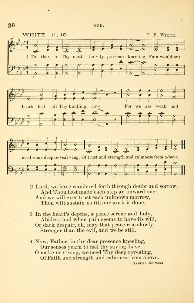 Hymnal for Christian Science Church and Sunday School Services page 26